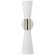 Clarkson Two Light Wall Sconce in Polished Nickel (268|ARN2009PNWHT)
