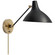 Charlton One Light Wall Sconce in Black and Brass (268|ARN2006BLK)