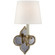 Lana One Light Wall Sconce in Natural Brass (268|AH2040NBL)