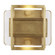 Duelle LED Wall Sconce in Natural Brass (182|700WSDUE5NBLED927277)