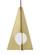 Orbel LED Pendant in Aged Brass (182|700TDOBLPRLED930)