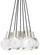 Mina LED Pendant in Satin Nickel (182|700TDMINAP7CBSLEDWD)