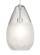 Briolette LED Pendant in Satin Nickel (182|700TDBRLGFSLED927)