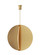 Bau LED Pendant in Natural Brass (182|700TDBAU36NBLED930)