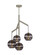 Sedona Four Light Chandelier in Satin Nickel (182|700SDNMPR1KS)