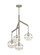 Sedona Four Light Chandelier in Satin Nickel (182|700SDNMPR1CS)