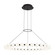 Orbet LED Chandelier in Nightshade Black (182|700OBT36BLED927)