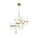 Langston LED Chandelier in Plated Brass (182|700LGSN31BRLED927)