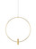 Layla LED Pendant in Natural Brass (182|700FJLAY18NBLED930)