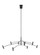 Aerial LED Chandelier in Matte Black (182|700ARL60BLED930)