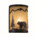 Bozeman One Light Wall Sconce in Burnished Bronze (63|WS55708BBZ)