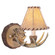 Lodge One Light Wall Sconce in Noachian Stone (63|WL33041NS)