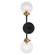 Orbit Two Light Wall Sconce in Muted Brass/Oil Rubbed Bronze (63|W0396)