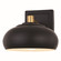 Belmont One Light Vanity in Matte Black/Satin Brass (63|W0381)