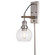 Avondale One Light Wall Sconce in Satin Nickel and Dark Sycamore (63|W0373)