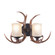 Yoho Two Light Vanity in Black Walnut (63|W0033)
