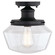 Collins One Light Outdoor Flush Mount in Matte Black (63|T0546)