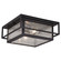 Hyde Park Two Light Outdoor Flush Mount in Espresso Bronze (63|T0470)