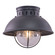 Harwich One Light Outdoor Flush Mount in Textured Gray (63|T0264)