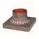Post Mount Pier Mount Adapter in Royal Bronze (63|T0038)