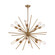 Estelle 16 Light Pendant in Natural Brass (63|P0344)
