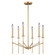 Kedzie Six Light Chandelier in Natural Brass (63|H0178)