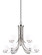 Metropolis Nine Light Chandelier in Satin Nickel (63|H0175)