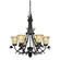 Sierra Six Light Chandelier in Black Walnut (63|H0170)