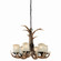 Yoho Six Light Chandelier in Black Walnut (63|H0016)