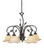 Vine Five Light Chandelier in Oil Shale (63|CH38805OL)