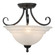 Babylon Three Light Semi Flush Mount in Oil Burnished Bronze (63|CF65353OBB)