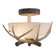 Lodge Two Light Semi Flush Mount in Noachian Stone (63|CF33012NS)