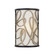 Scribble One Light Wall Sconce in Matte Black/Artifact (137|381W01MBAR)