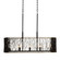 Estela Five Light Linear Pendant in Matte Black/French Gold (137|380N05MBFG)