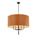 Secret Agent Five Light Pendant in Black/Camel Leather (137|368P05BLC)