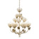 Pinion Six Light Chandelier in Zen Gold (137|365C06ZG)