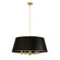 Coco Eight Light Pendant in Matte Black/French Gold (137|364P08MBFG)