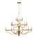 Monroe 15 Light Chandelier in Antique Gold (137|363C15AG)