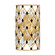 Windsor One Light Wall Sconce in French Gold/Matte Black (137|345W01FGMB)