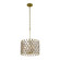 Windsor Four Light Pendant in French Gold/Matte Black (137|345P04FGMB)