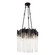 Matrix Six Light Pendant in Matte Black/French Gold (137|309P06MBFG)