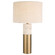 Gravitas One Light Table Lamp in Brushed Brass (52|302011)