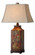 Colorful Flowers One Light Table Lamp in Burnished Walnuted (52|27678)