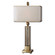 Caecilia One Light Table Lamp in Brushed Brass (52|265831)