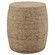 Resort Accent Stool in Natural Braided Straw (52|25187)