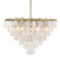 Goccia Eight Light Pendant in Antique Bright Silver Leaf (52|21583)
