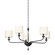 Osmond Five Light Chandelier in Black Iron (67|F9737BI) Osmond Five Light Chandelier in Black Iron (67|F9737BI)