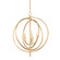 Fillea Five Light Pendant in Vintage Gold Leaf (67|F8830VGL)
