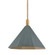 Huntley One Light Pendant in Patina Brass (67|F8322PBRVER)