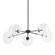 Madrid Five Light Chandelier in Soft Black (67|F8205SBK)